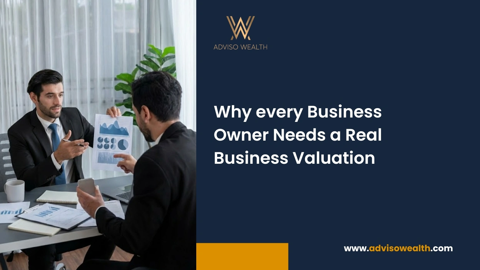 Advisors conducting a small business valuation consultation to determine accurate business worth